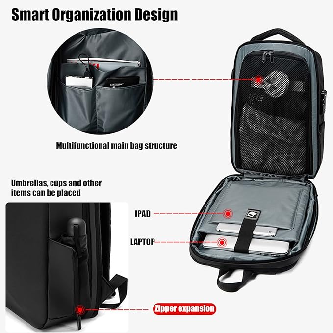 Anti-theft Laptop Backpack